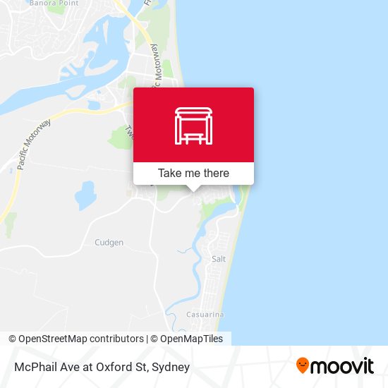 McPhail Ave at Oxford St map