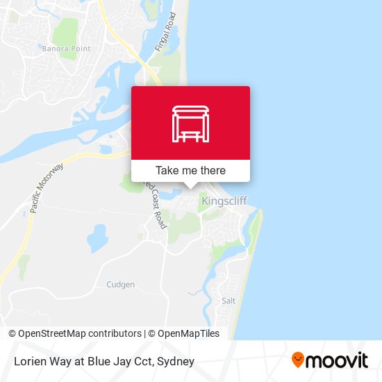 Lorien Way at Blue Jay Cct map