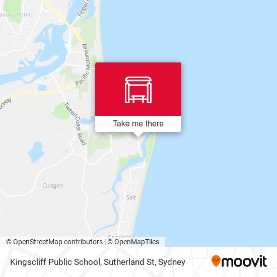 Kingscliff Public School, Sutherland St map