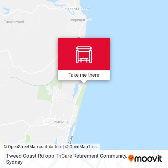 Tweed Coast Rd opp TriCare Retirement Community map