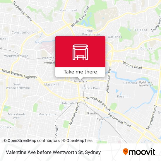Valentine Ave before Wentworth St map