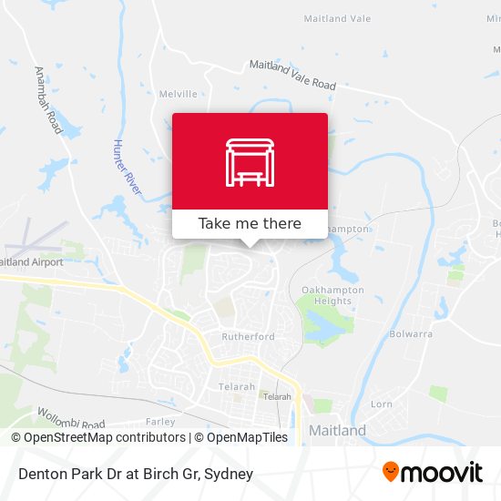 Denton Park Dr at Birch Gr map