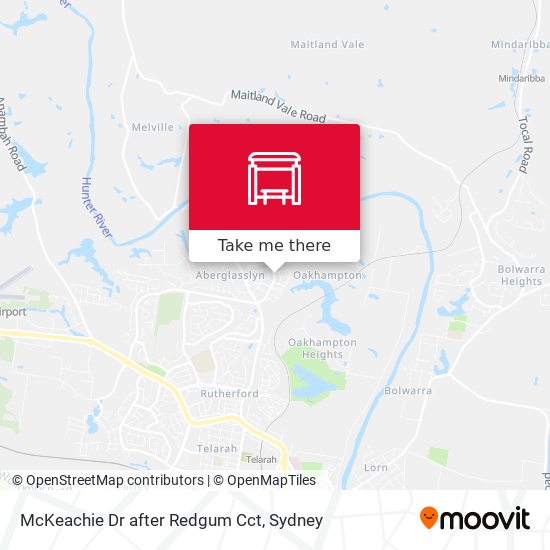 McKeachie Dr after Redgum Cct map