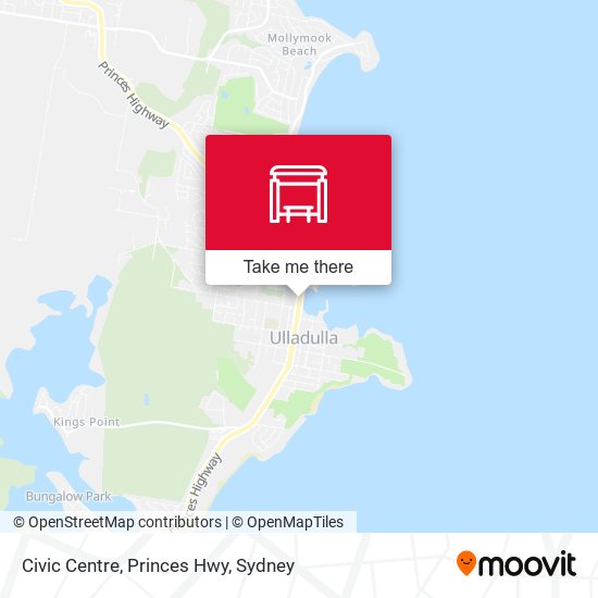 Civic Centre, Princes Hwy map