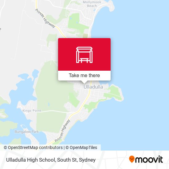 Ulladulla High School, South St map