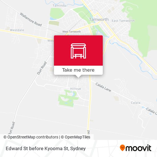 Edward St before Kyooma St map