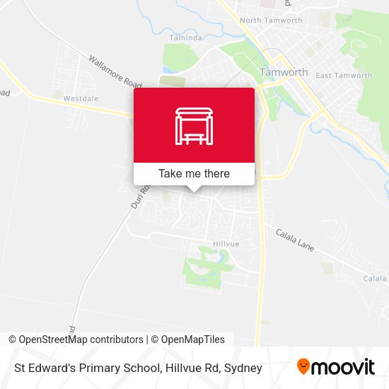 St Edward's Primary School, Hillvue Rd map