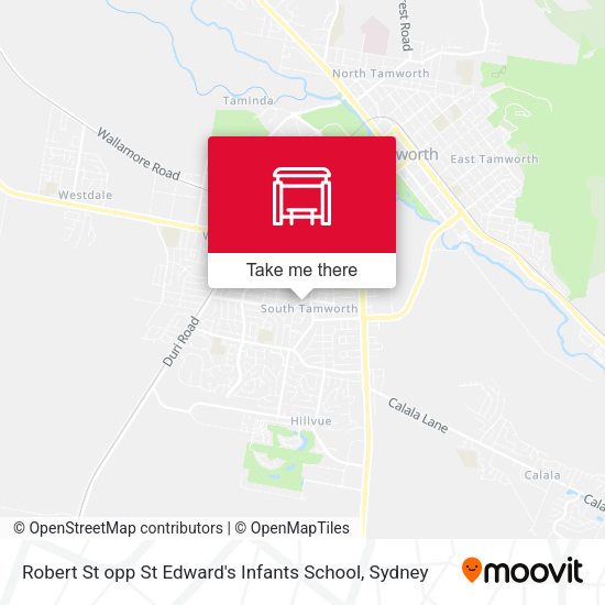 Robert St opp St Edward's Infants School map