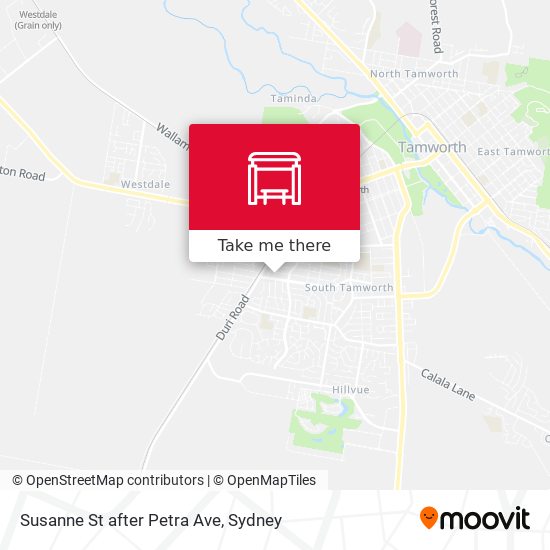 Susanne St after Petra Ave map