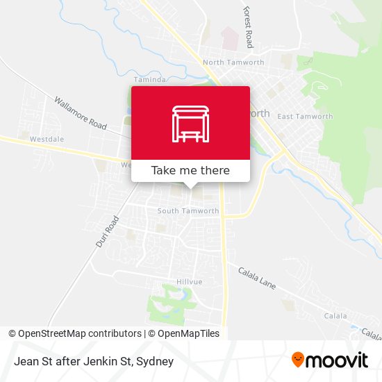 Jean St after Jenkin St map