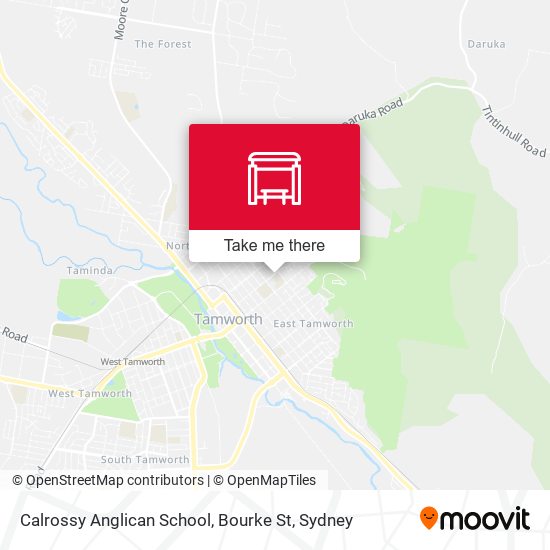 Calrossy Anglican School, Bourke St map