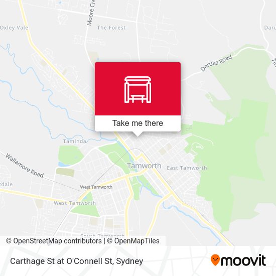 Carthage St at O'Connell St map