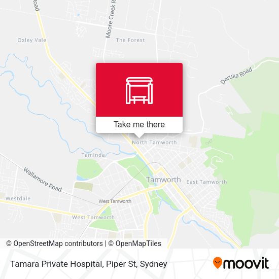 Tamara Private Hospital, Piper St map
