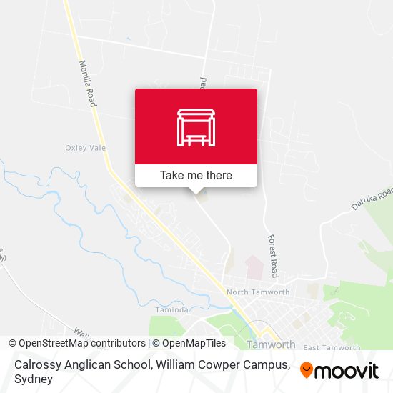 Calrossy Anglican School, William Cowper Campus map