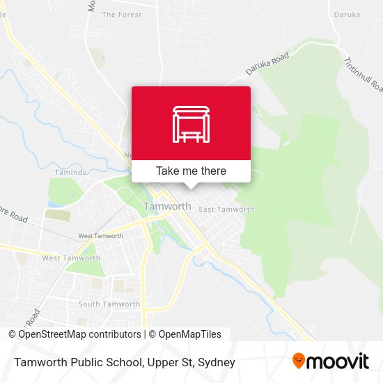 Tamworth Public School, Upper St map
