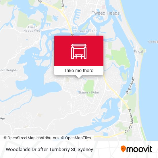 Woodlands Dr after Turnberry St map