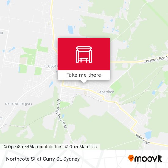 Northcote St at Curry St map