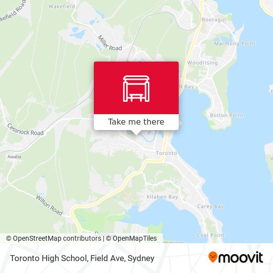 Toronto High School, Field Ave map