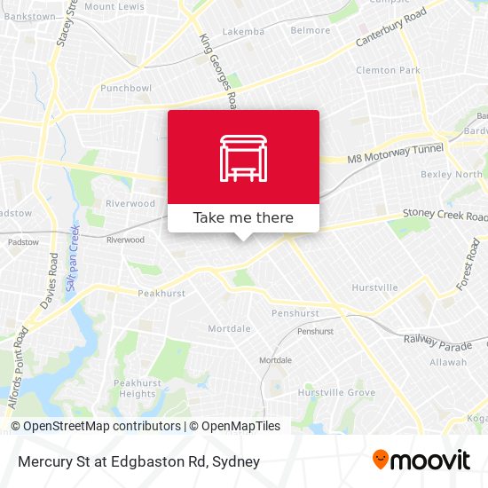 Mercury St at Edgbaston Rd map