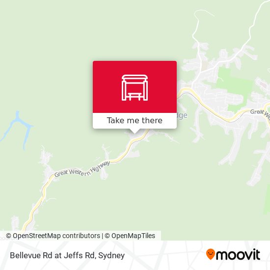 Bellevue Rd at Jeffs Rd map