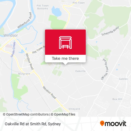 Oakville Rd at Smith Rd map