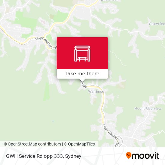 GWH Service Rd opp 333 map