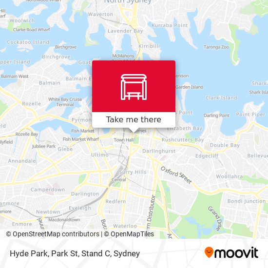 Hyde Park, Park St, Stand C map