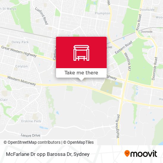 McFarlane Dr opp Barossa Dr map