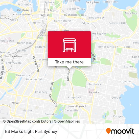 ES Marks Light Rail map