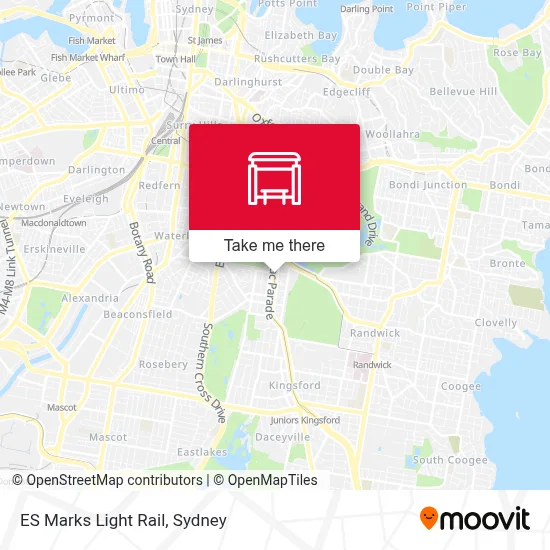 Mapa ES Marks Light Rail