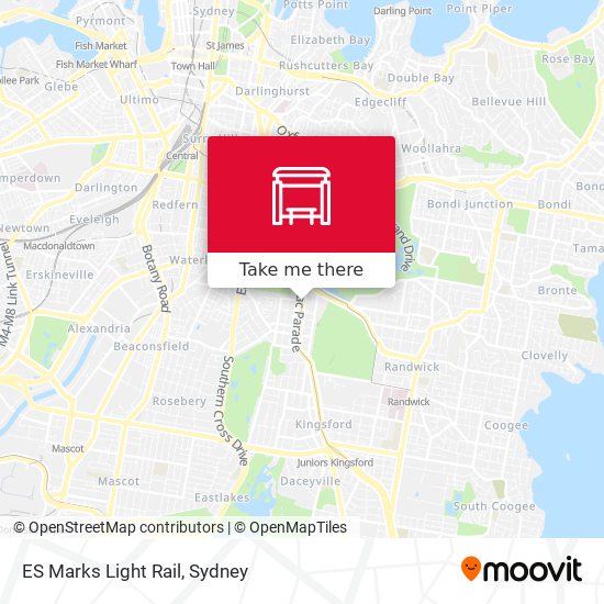 ES Marks Light Rail map