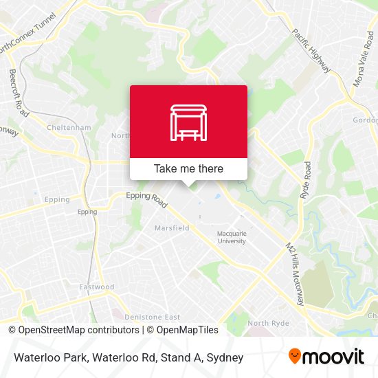 Waterloo Park, Waterloo Rd, Stand A map