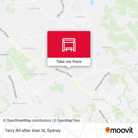 Terry Rd after Alan St map