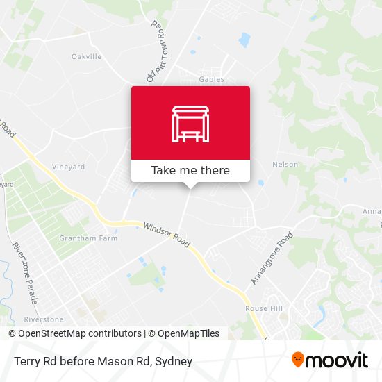 Terry Rd before Mason Rd map