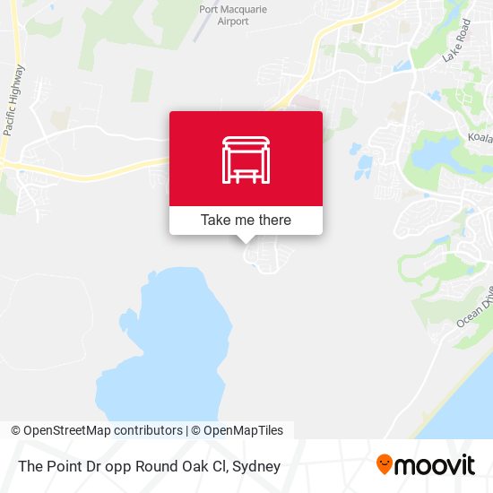 The Point Dr opp Round Oak Cl map