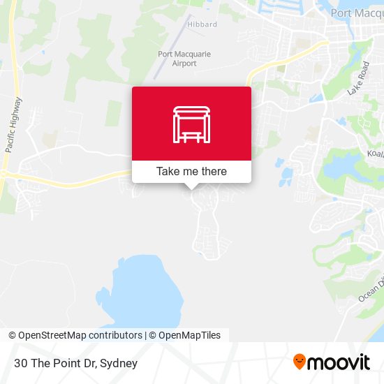 30 The Point Dr map