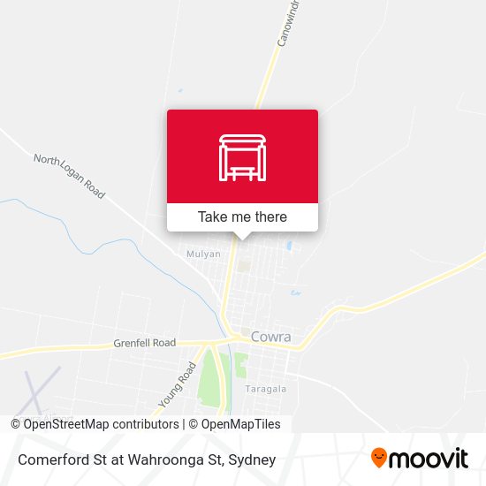 Comerford St at Wahroonga St map