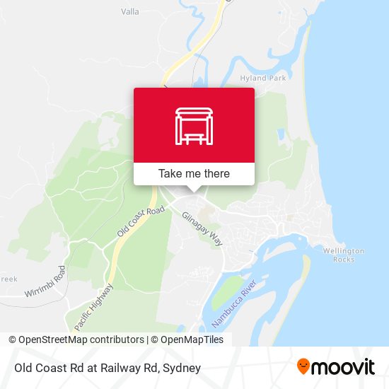 Old Coast Rd at Railway Rd map