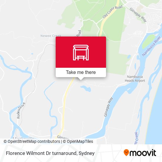 Florence Wilmont Dr turnaround map