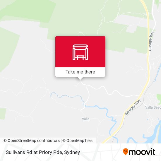 Sullivans Rd at Priory Pde map