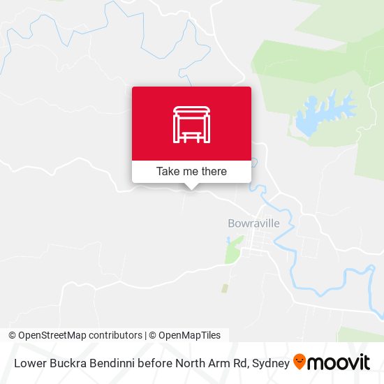 Lower Buckra Bendinni before North Arm Rd map