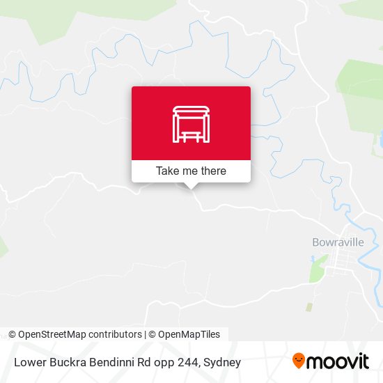 Lower Buckra Bendinni Rd opp 244 map