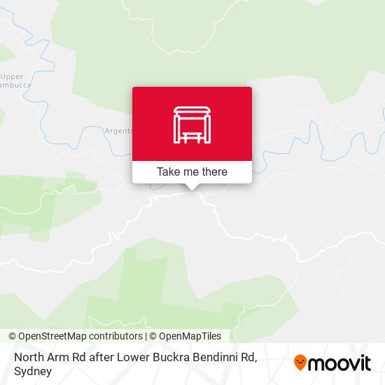 North Arm Rd after Lower Buckra Bendinni Rd map