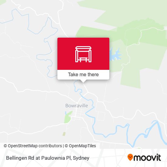 Bellingen Rd at Paulownia Pl map