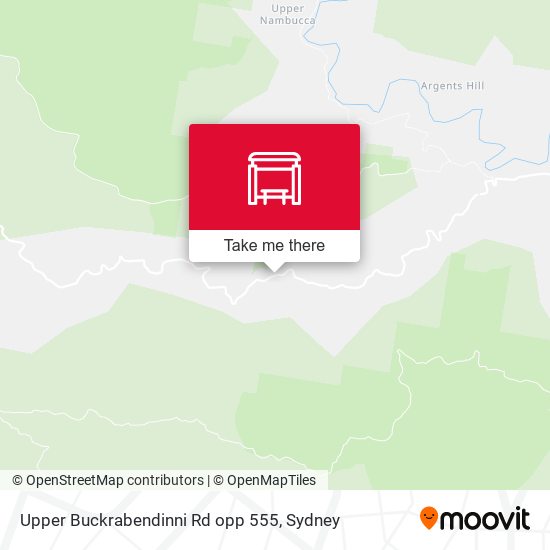 Upper Buckrabendinni Rd opp 555 map