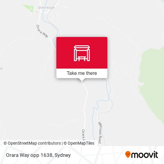 Orara Way opp 1638 map