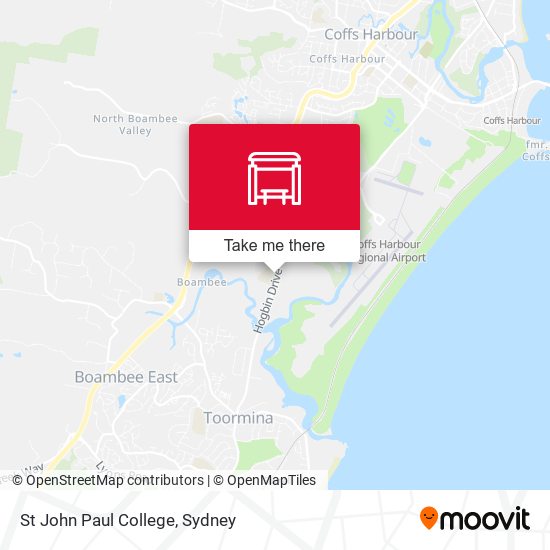 St John Paul College map