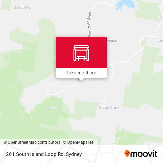 261 South Island Loop Rd map