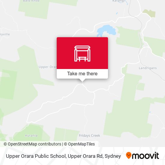 Upper Orara Public School, Upper Orara Rd map