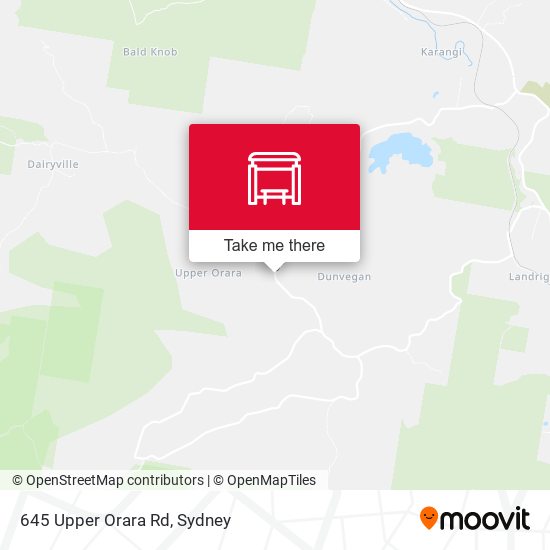 645 Upper Orara Rd map